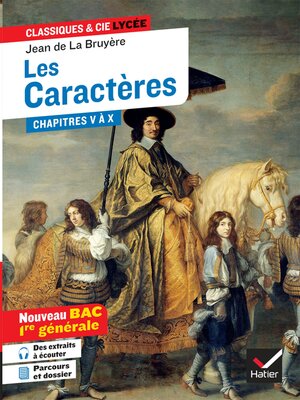 cover image of Les Caractères, Livres V à X (Bac 2023, 1re générale)